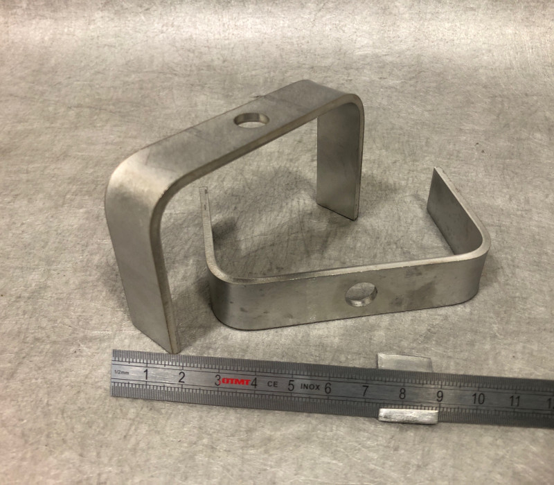 Pliage spécifique de chevalets en inox 304L
