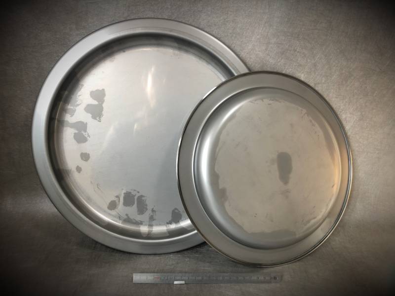 Repoussage du bord extérieur d'un fond plat en Inox à Lyon en Auvergne Rhone-Alpes