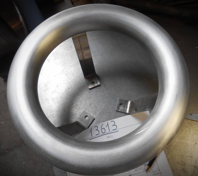 Tore repoussé en aluminium 1050 à Lyon en Auvergne Rhone-Alpes